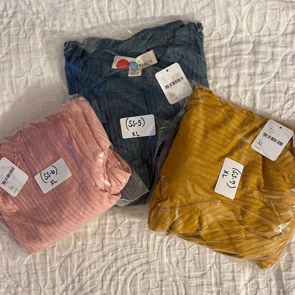 Free People Simone Jenner Ribbed Tee Maxi Dress in Dark Teal NWT XL - Picture 13 of 14